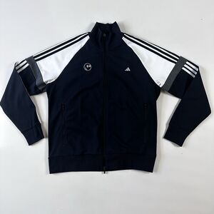 New MALBON X ADIDAS ULTIMATE365 GOLF TRACK JACKET Men’s Large Black White